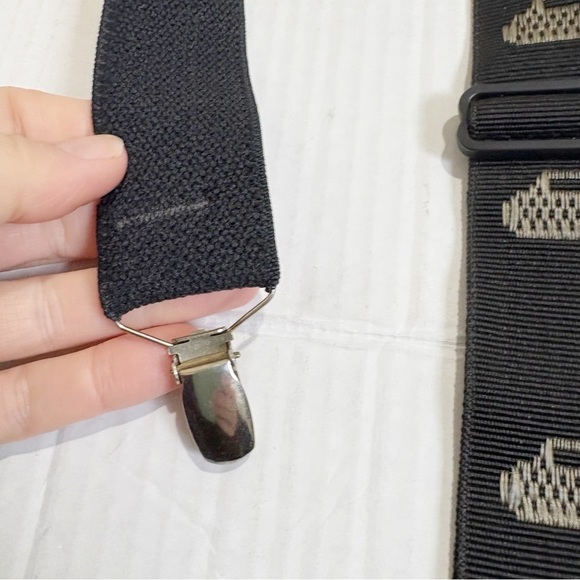 Vintage Rare Cuddles Enterprises Curling Suspenders Made in USA Black One Size - Picture 11 of 15